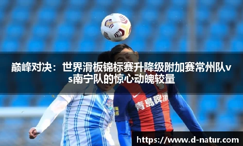 巅峰对决：世界滑板锦标赛升降级附加赛常州队vs南宁队的惊心动魄较量